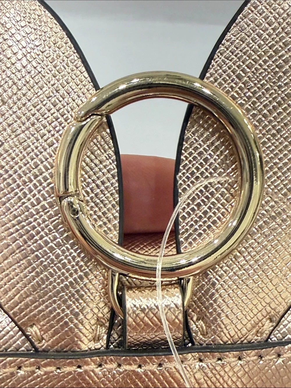 kate spade Bunbun Rose Gold Metallic Saffiano AirPod Pro Case